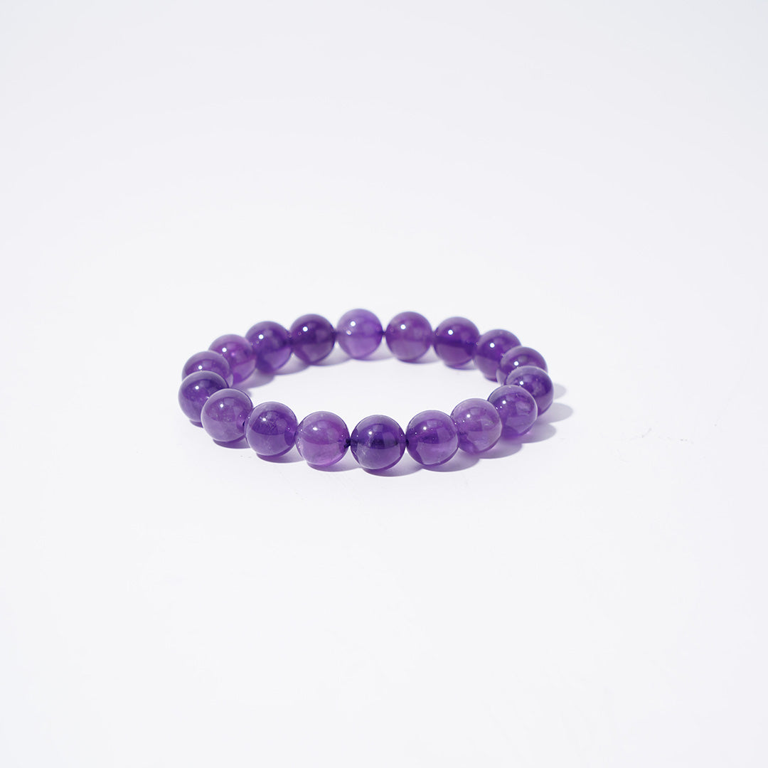 Amethyst crystal bracelets 7mm 10mm 13mm