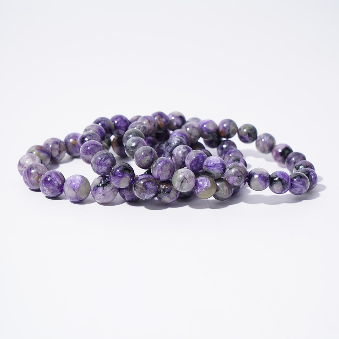 Charoite Bracelets 10mm 11mm 12mm 13mm
